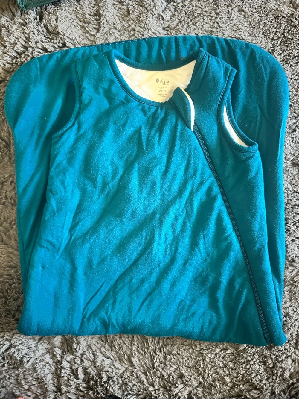 Kyte BABY Teal Sleeveless Sleep Sack